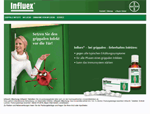 Tablet Screenshot of influex.de